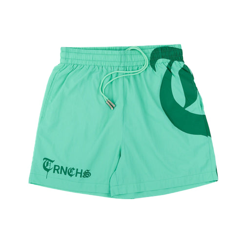 "SIROCCO" NYLON GREEN SHORTS
