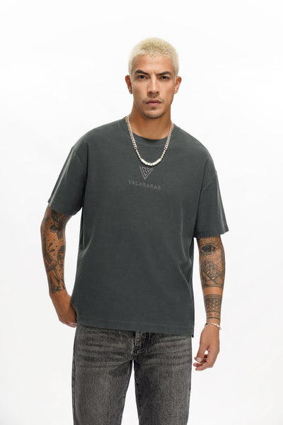 VLOGO GREY TEE