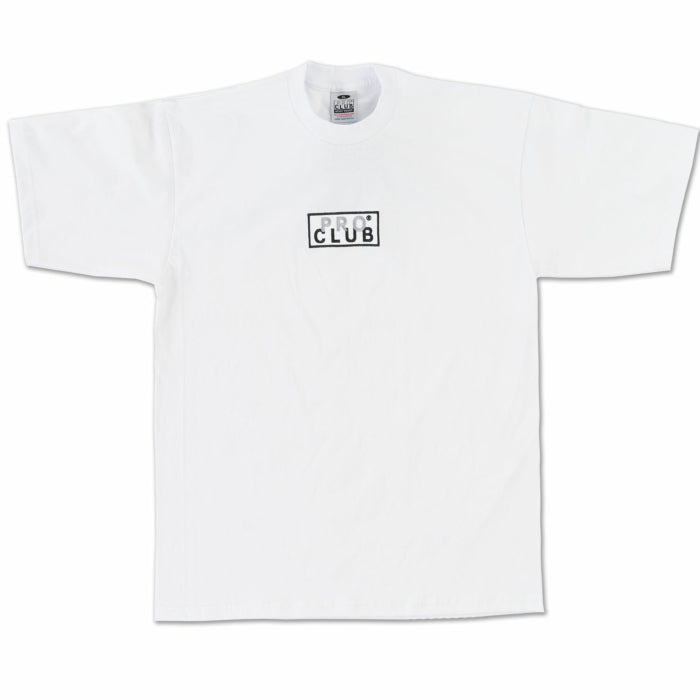 Pro Club Heavyweight Short Sleeve Embroidered Box Logo Tee