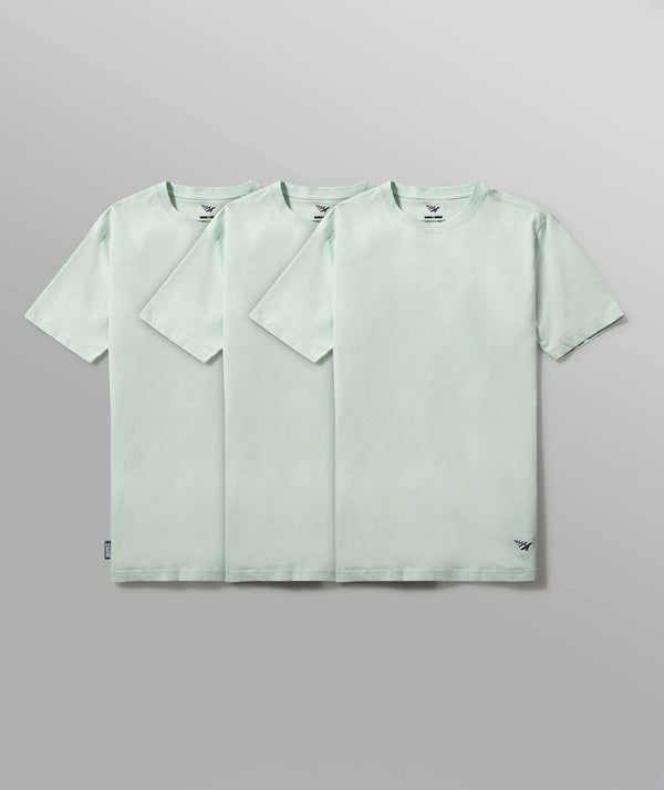 ESSENTIAL 3 PACK TEE- SUBTLE GREEN