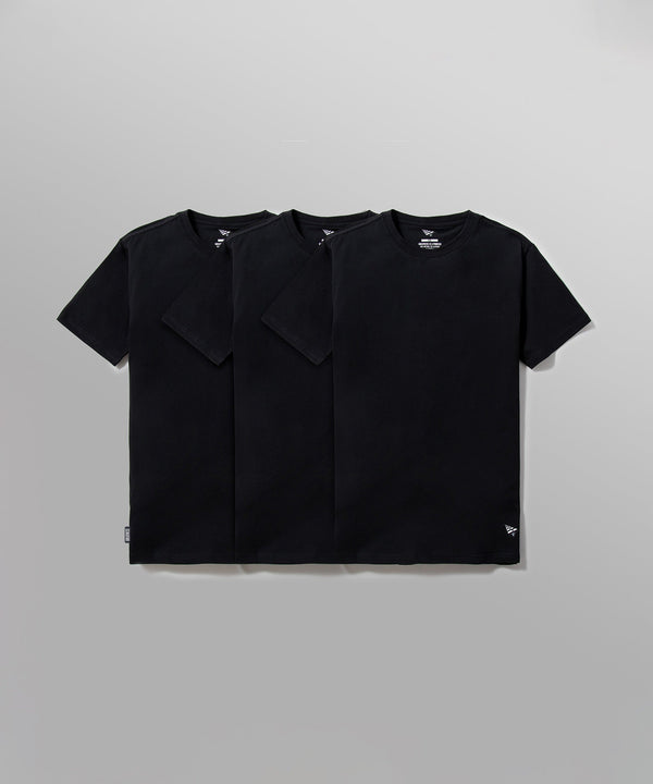 Planes Essential 3 Pack Tees- BLACK