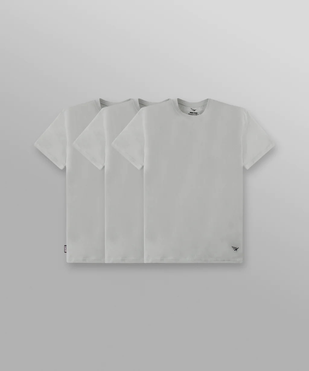 Paper Planes Essential 3-Pack Tee- Color Metal