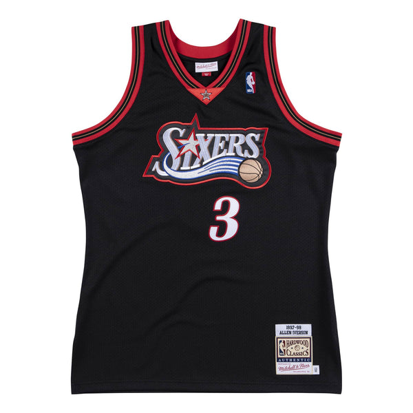 Mitchell & Ness Authentic Allen Iverson Philadelphia 76ers Road 1997-98 Jersey
