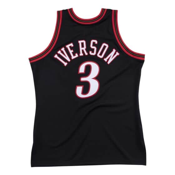 Mitchell & Ness Authentic Allen Iverson Philadelphia 76ers Road 1997-98 Jersey