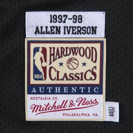 Mitchell & Ness Authentic Allen Iverson Philadelphia 76ers Road 1997-98 Jersey